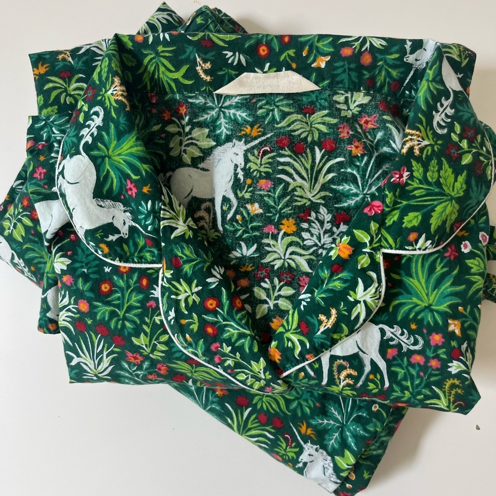Printfresh Pajama Set- Unicorn’s Garden